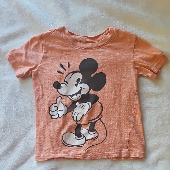 Disney Jumping Beans Other - Kids Orange Mickey Mouse Short Sleeve Tee